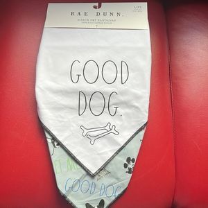 NWT Rae Dunn pet bandanas